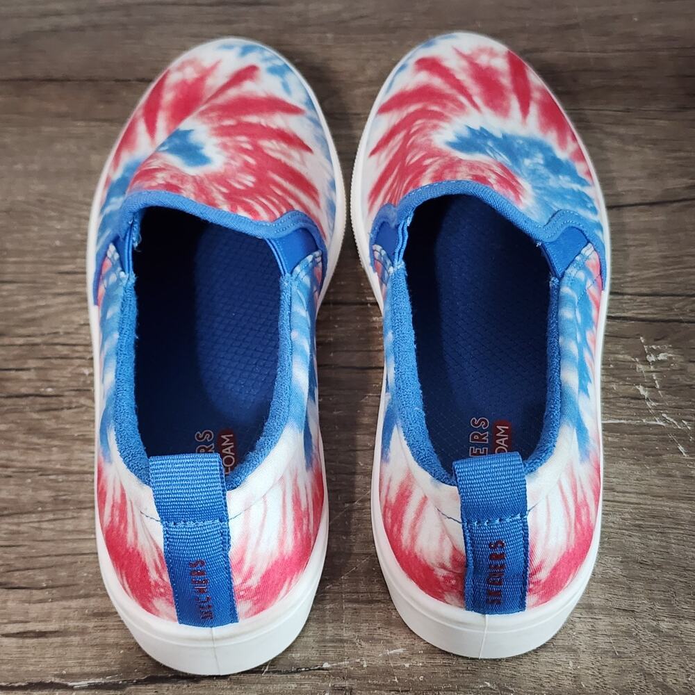 Skechers Poppy Hippie Hype Women's Comfort Slip-On Shoes Sneakers Size 9 Tie Dye - Picture 8 of 9